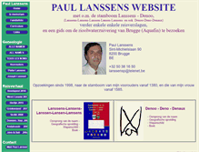 Tablet Screenshot of lanssens.be